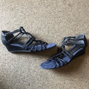 Navy Blue Sandals